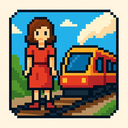 icon_fashion_train_pixel_art icon preview
