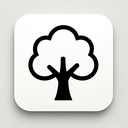 icon_fashion_tree_monochrome icon preview