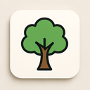 icon_fashion_tree_thin icon preview