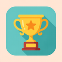 icon_fashion_trophy_flat_pastel icon preview