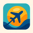 icon_finance_airplane_abstract icon preview
