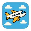 icon_finance_airplane_cartoon icon preview