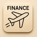 icon_finance_airplane_elegant icon preview