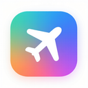 icon_finance_airplane_gradient icon preview