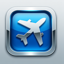 icon_finance_airplane_metallic icon preview