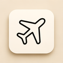 icon_finance_airplane_minimalist icon preview