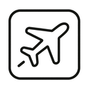 icon_finance_airplane_outline icon preview