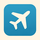 icon_finance_airplane_vector icon preview