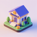 icon_finance_bank_3d_isometric icon preview