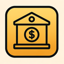 icon_finance_bank_bold icon preview
