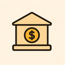 icon_finance_bank_filled icon preview