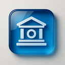 icon_finance_bank_glassy icon preview