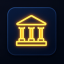 icon_finance_bank_glow_effect icon preview