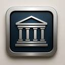 icon_finance_bank_metallic icon preview