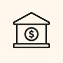 icon_finance_bank_thin icon preview