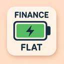 icon_finance_battery_flat_pastel icon preview