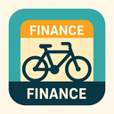 icon_finance_bicycle_flat_design icon preview