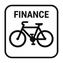 icon_finance_bicycle_monochrome icon preview