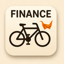 icon_finance_bicycle_origami icon preview