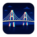 icon_finance_bridge_digital_glitch icon preview
