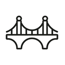 icon_finance_bridge_minimal_outline icon preview