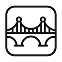 icon_finance_bridge_monochrome icon preview