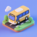 icon_finance_bus_3d_isometric icon preview