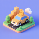 icon_finance_car_3d_isometric icon preview