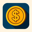icon_finance_coin_bold icon preview