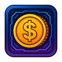 icon_finance_coin_cyberpunk icon preview
