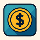 icon_finance_coin_geometric icon preview