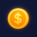 icon_finance_coin_glow_effect icon preview