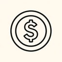 icon_finance_coin_line_art icon preview