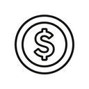 icon_finance_coin_minimal_outline icon preview