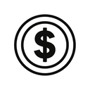 icon_finance_coin_monochrome icon preview