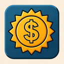 icon_finance_coin_sharp_edges icon preview
