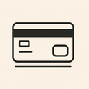 icon_finance_credit_card_thin icon preview