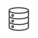 icon_finance_database_minimal_outline icon preview
