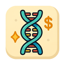 icon_finance_dna_strand_cartoon icon preview