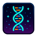 icon_finance_dna_strand_cyberpunk icon preview