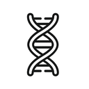 icon_finance_dna_strand_minimal_outline icon preview