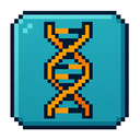 icon_finance_dna_strand_pixel_art icon preview