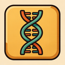 icon_finance_dna_strand_retro icon preview
