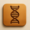 icon_finance_dna_strand_wooden icon preview