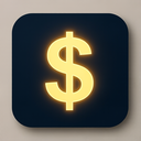 icon_finance_dollar_sign_glow_effect icon preview