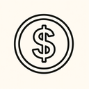 icon_finance_dollar_sign_line_art icon preview