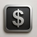 icon_finance_dollar_sign_metallic icon preview