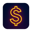 icon_finance_dollar_sign_neon icon preview