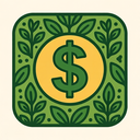 icon_finance_dollar_sign_organic_pattern icon preview