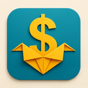 icon_finance_dollar_sign_origami icon preview